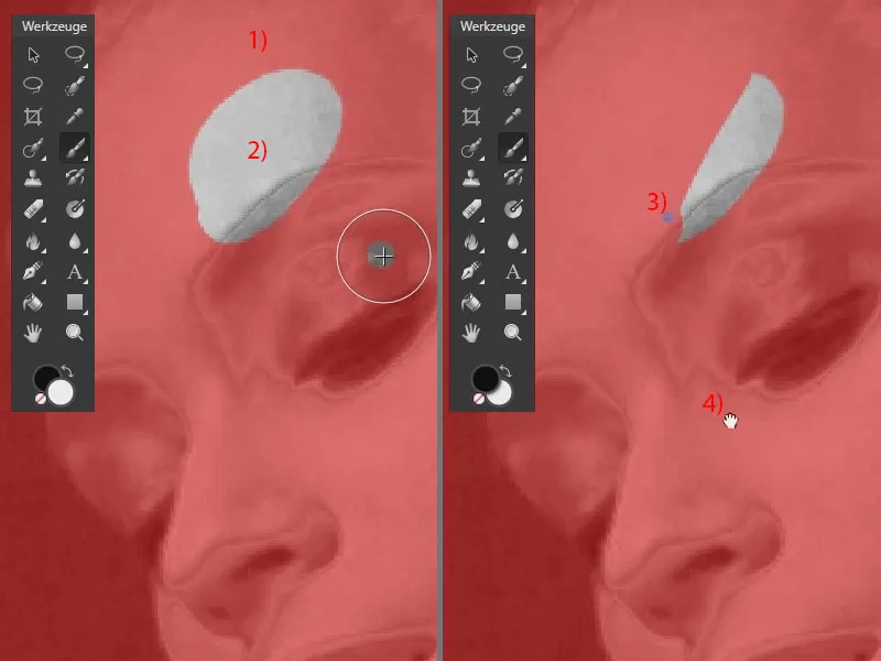 Tutorial Affinity Photo: Principiul de bază pentru tăierea obiectelor cu pensula de pictură și QuickMask.