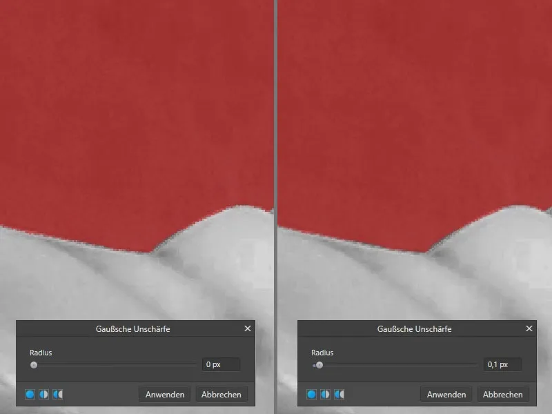Affinity Photo: Margini mai moi cu blurul gaussian