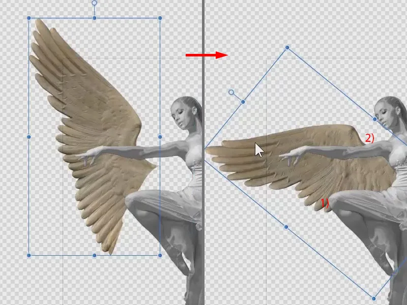 Affinity Photo: Kanatları meleğe uydurma