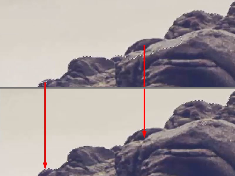 Sieh dir die Randbereiche an und bessere gegebenenfalls nach. Anwendung des Auswahlpinsels in Affinity Photo