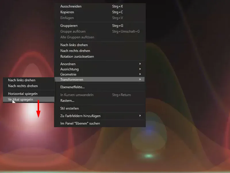 Tutorial de Affinity Photo: Reflejo vertical