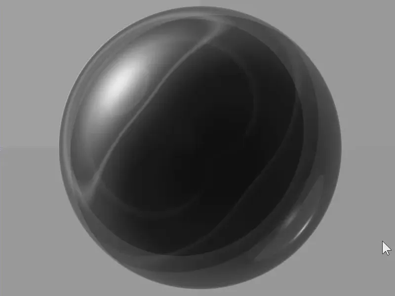 Обучение по Affinity Photo: Промежуточный результат сгенерированного стеклянного шара
