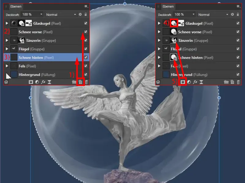 Affinity Photo õpetus: Kihiaken korrasse seadmine