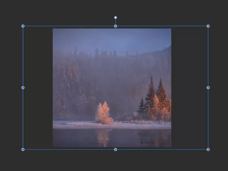 Der Hintergrund wird wie gewünscht platziert. Hintergrund in Affinity Photo richtig platzieren