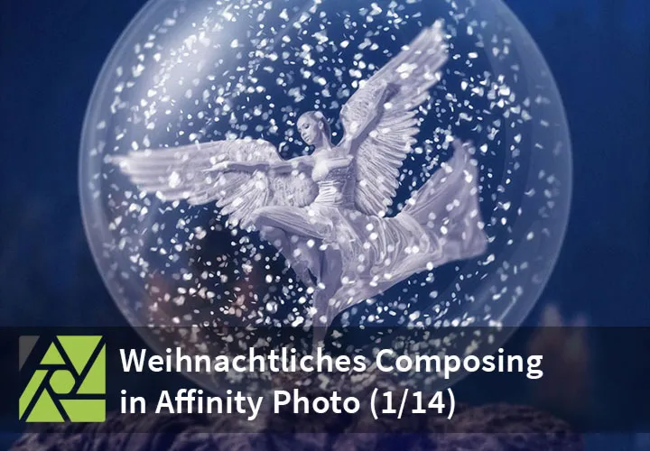 Affinity Photo: Creación de una composición navideña - "El ángel de la Navidad" (Parte 1/14)