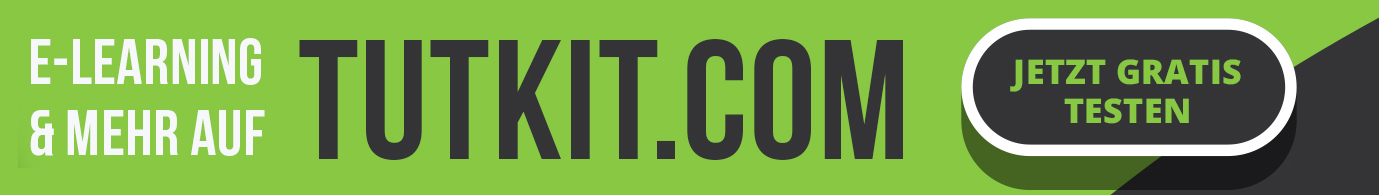 Banner zum Testen auf TutKit.com