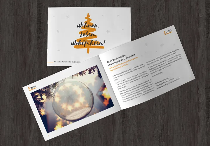 TutKit in action: Designing a Christmas brochure - with this content