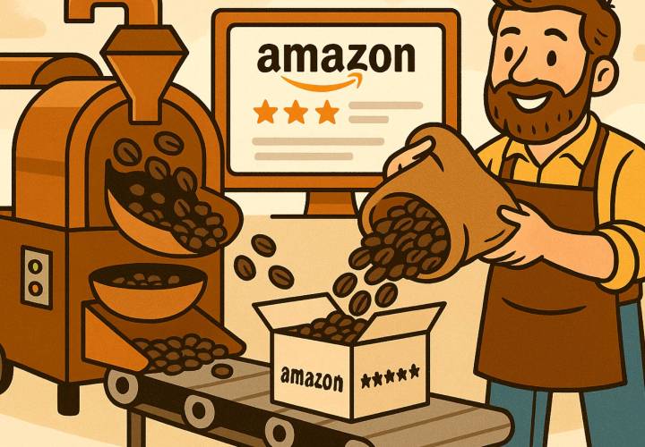Von der Rösterei zum Amazon-Seller: Wie eine Kaffeerösterei den größten Marktplatz Europas erobert