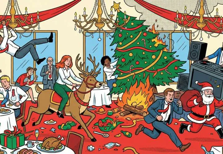 20 Tipps, damit die Firmenweihnachtsfeier nicht zum Fiasko wird