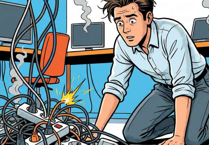 Hast du 50 Elektrogeräte im Büro und keinen Überblick? Du bist nicht allein.