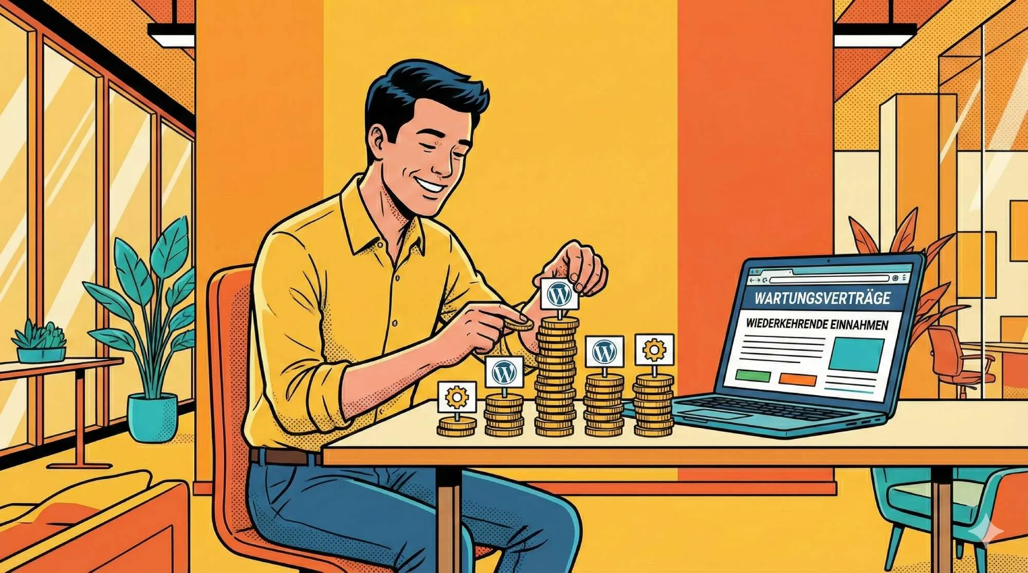 Cashflow agentur wartungsvertrag geldtuerme