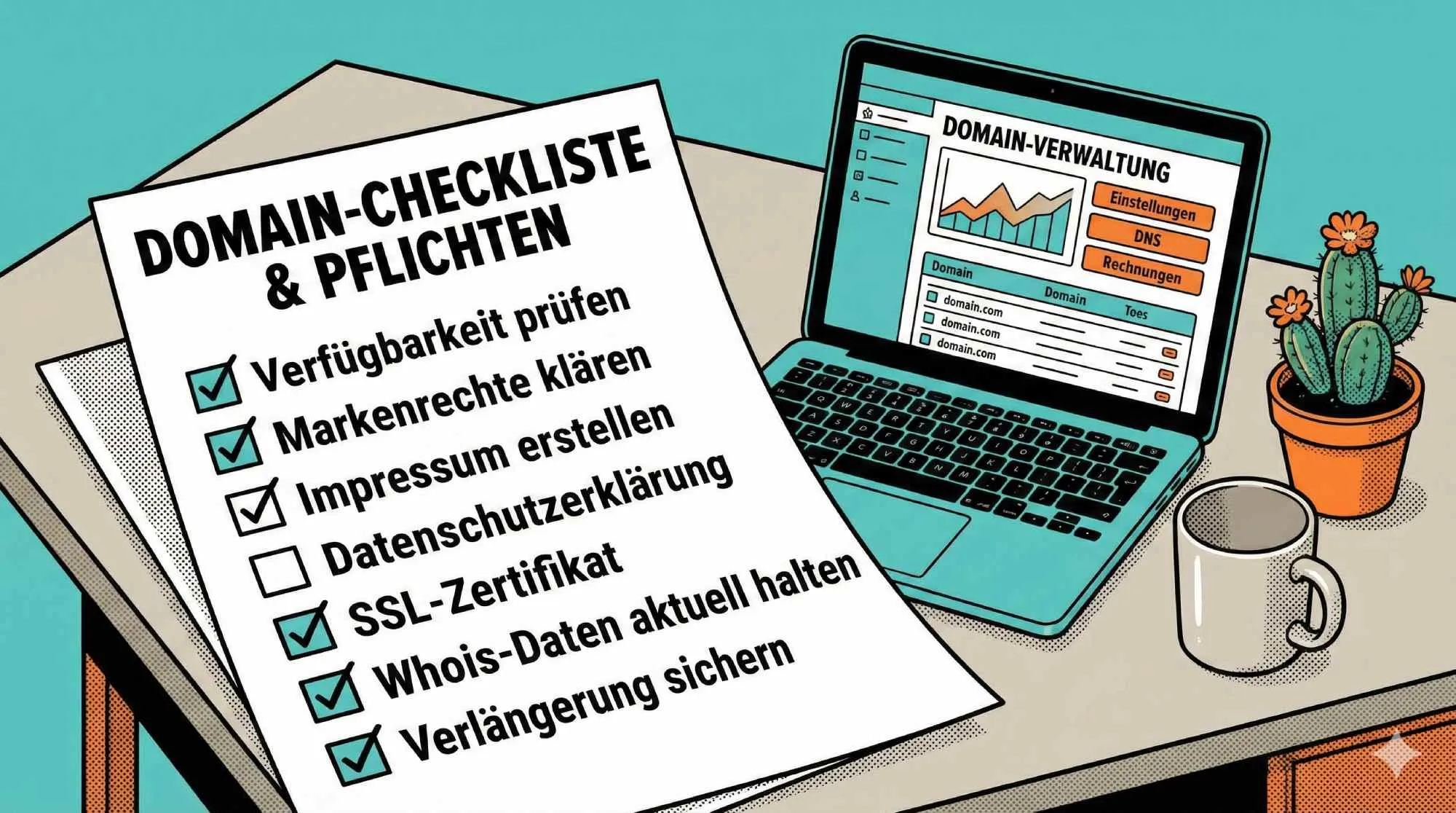 Domain kaufen checkliste