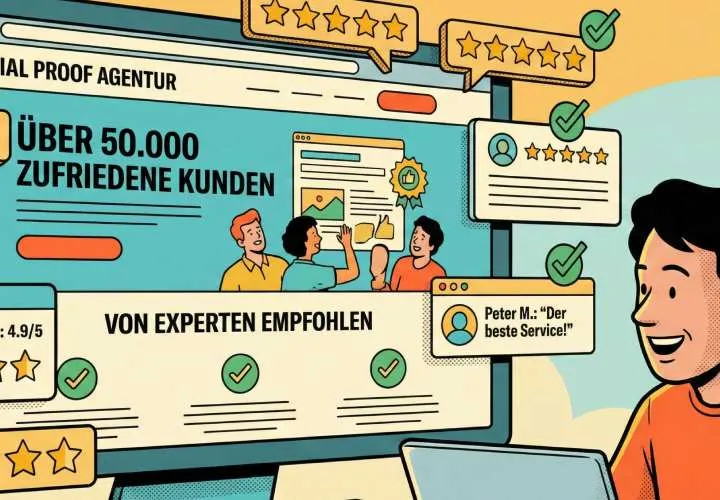 Wie nutzt du Social Proof, um das Vertrauen deiner Kunden zu gewinnen?