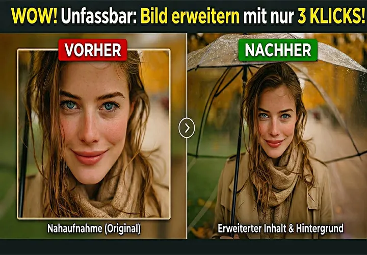 Adobe Firefly: Bilder erweitern mit „Generativ füllen“