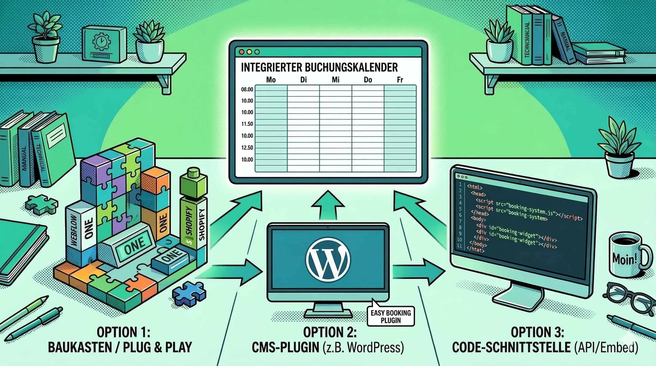 Buchungssystem website integration