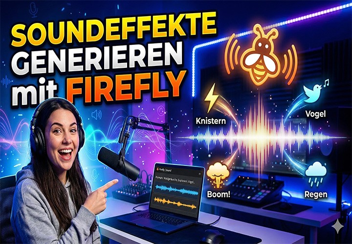 Soundeffekte mit KI: Adobe Firefly Tutorial für lebendige Videos