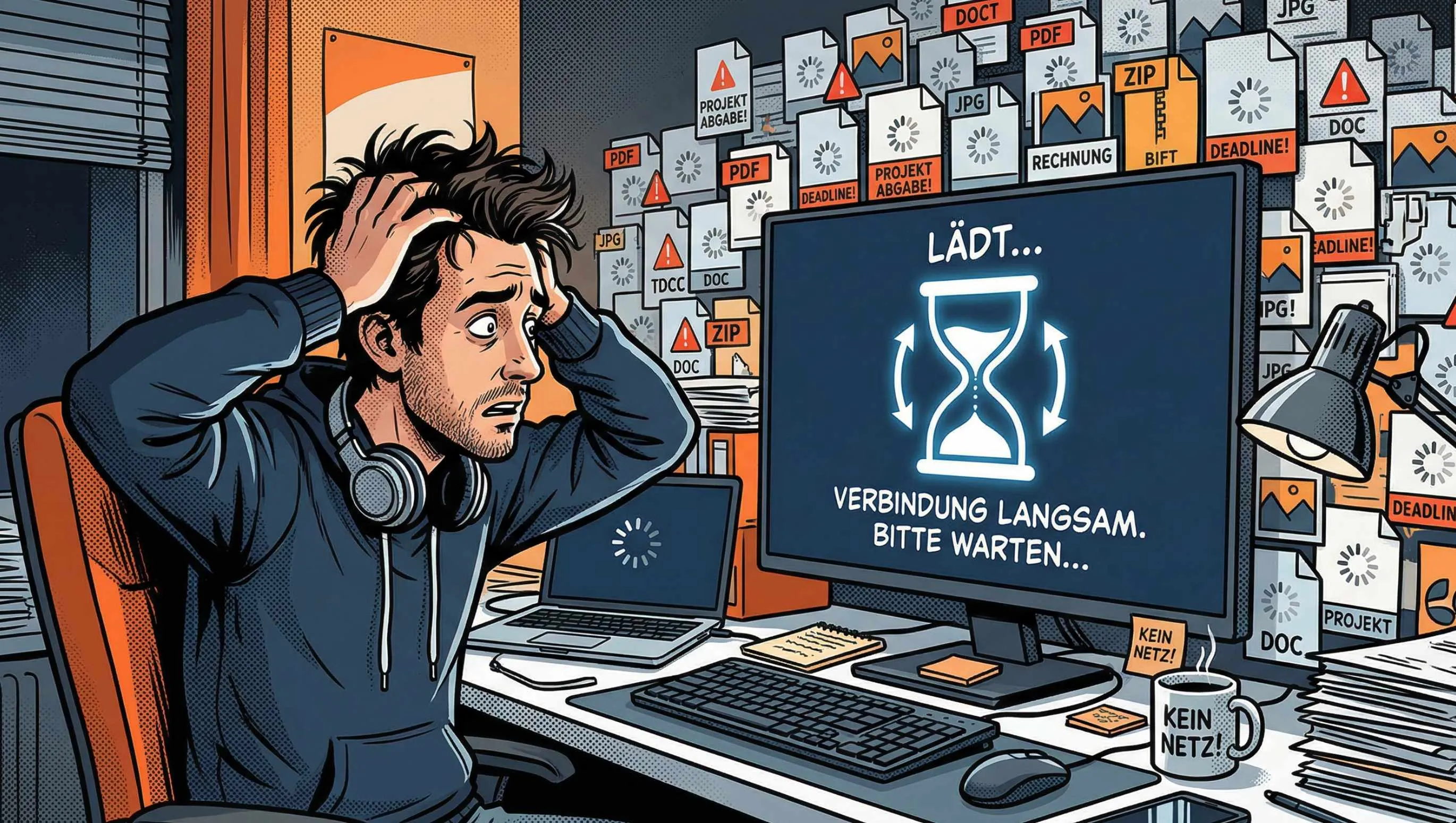 Langsames internet ursachen loesungen beitragsbild