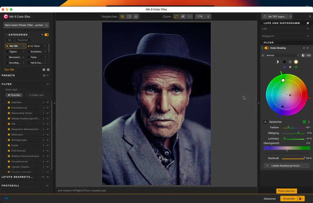 COLORGRADING NIK9 DE