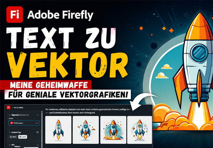Text zu Vektoren mit nur einem Prompt in Adobe Firefly