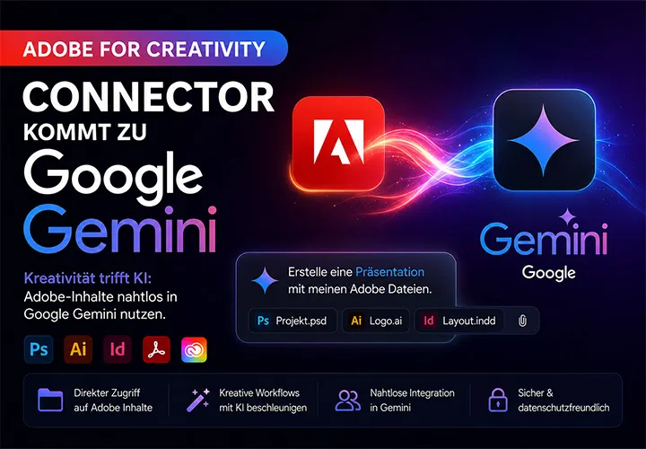 Adobe for Creativity Connector kommt bald zu Google Gemini