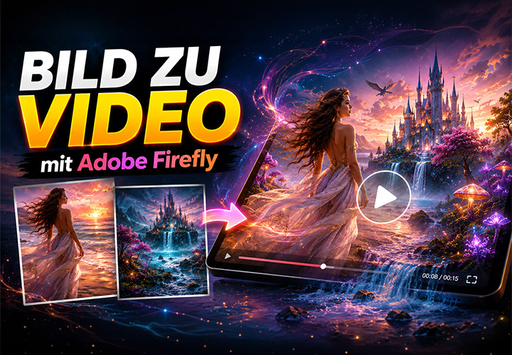 Lass dein Bild mit Adobe Firefly in wenigen Klicks zum Video umwandeln