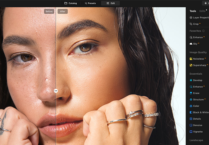 Neu: Bokeh AI, Skin AI & Face AI in Luminar Neo 1.27.0