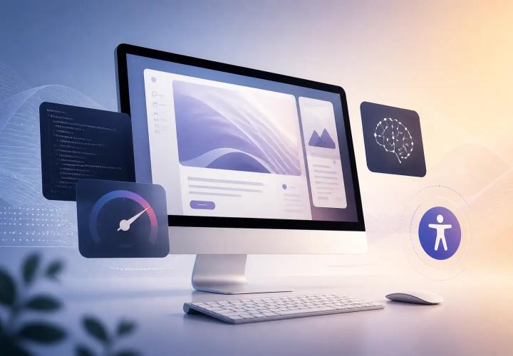 Webdesign 2026: Performance, KI und barrierefreie Interfaces im Fokus