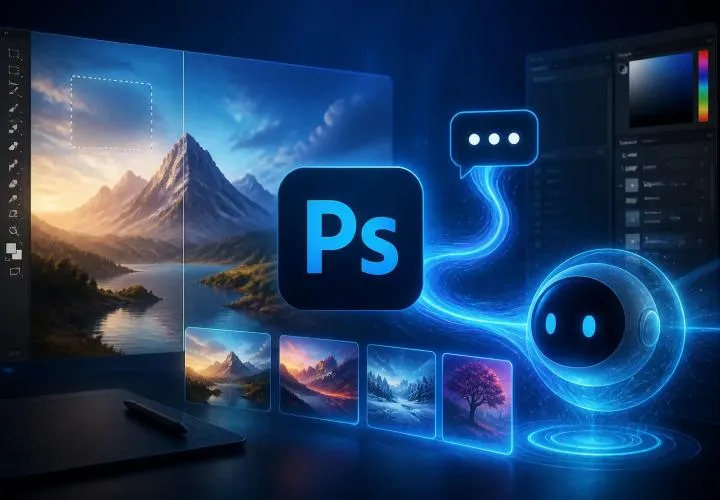 Photoshop 27.9 Beta mit AI Assistant erfüllt Freitext-Wünsche