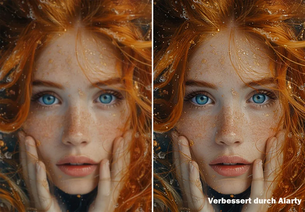 KI-generiertes Bild mit AI Enhancer verbessern und schärfen Aiarty image enhancer img4