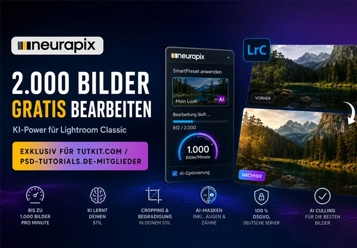Neurapix im Praxistest: Lightroom-Galerien per KI editieren – und 2.000 Bilder gratis abstauben