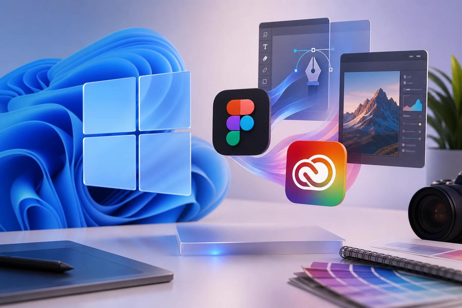 Windows Update stärkt Design-Workflow mit Figma und Adobe-Integrationen