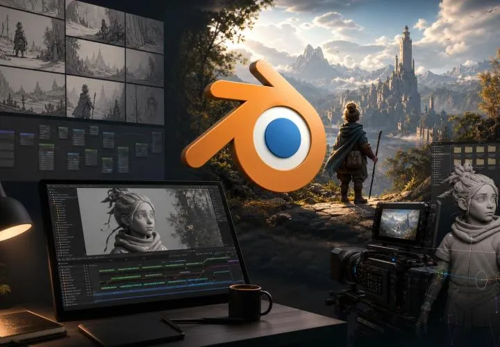 Blender stellt erstes Langfilmprojekt vor und plant offene Prozess-Dokumentation