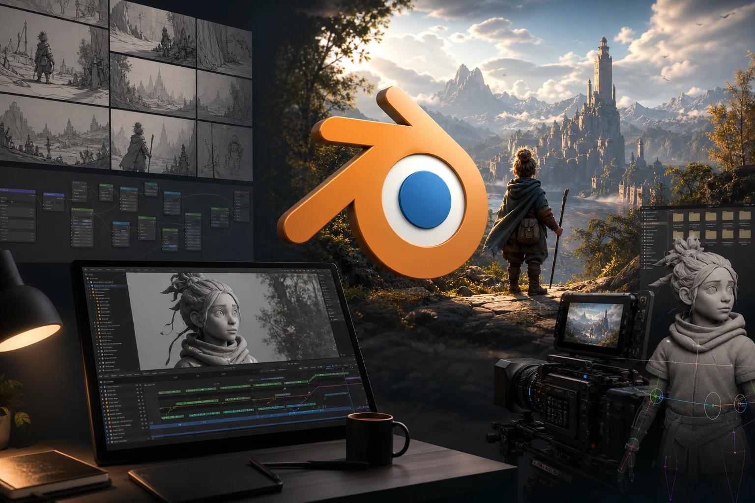 Blender stellt erstes Langfilmprojekt vor und plant offene Prozess-Dokumentation