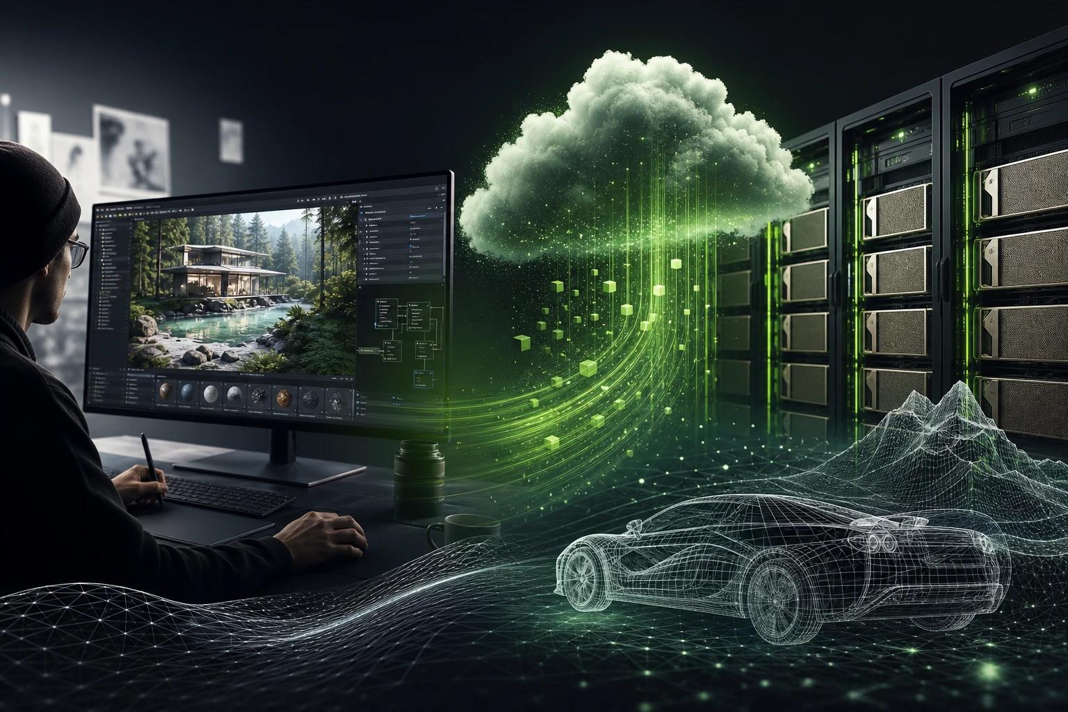 NVIDIA GPU-Cloud erweitert Kreativ-Render-Services
