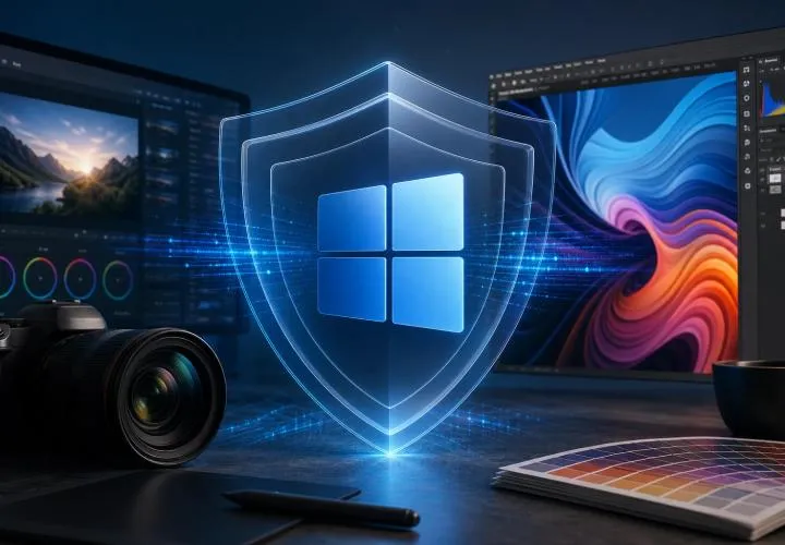 Windows 11/23: Neuer Security-Stack schützt Kreativsoftware