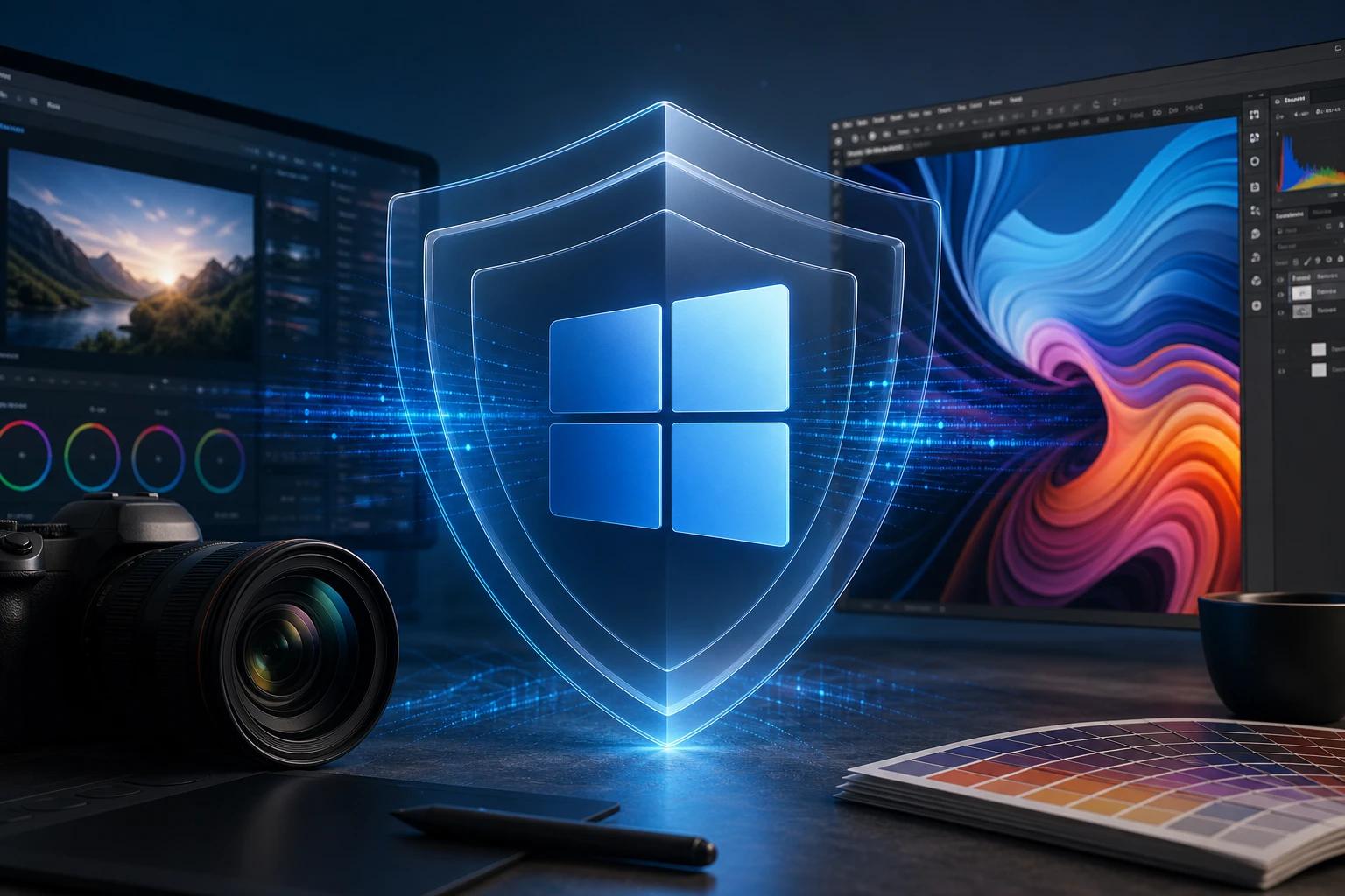 Windows 11/23: Neuer Security-Stack schützt Kreativsoftware