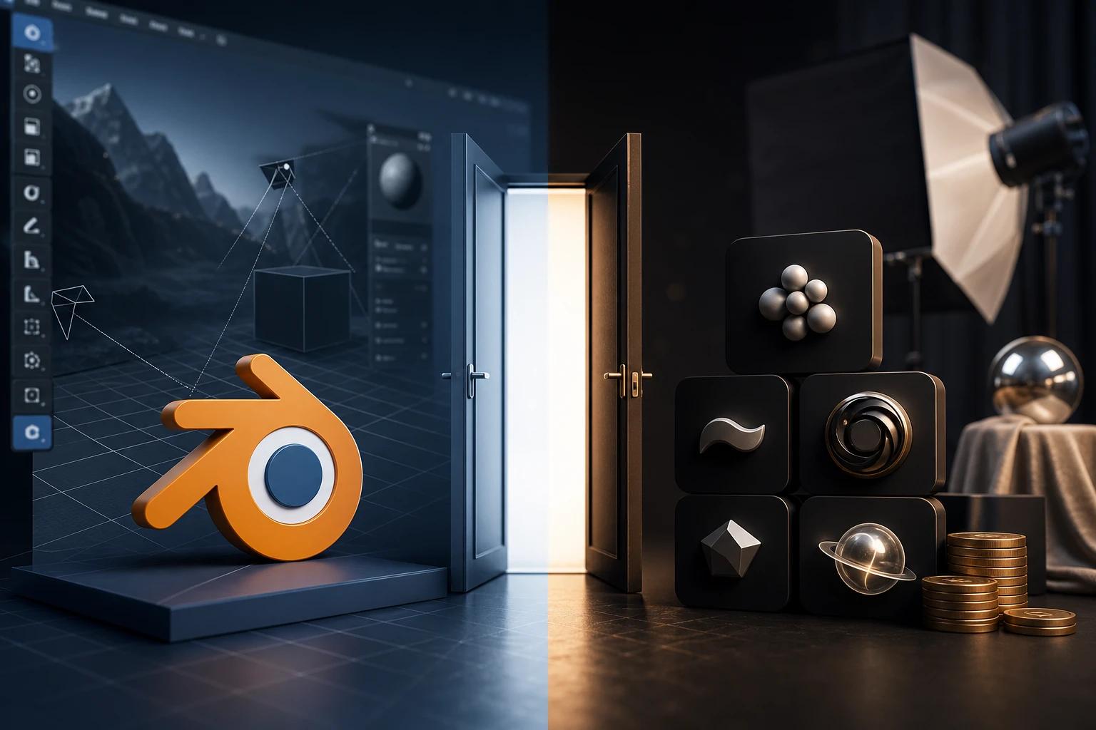 Blender gegen kostenpflichtige Plugins im Studioeinsatz: ROI, Updates und offene Türen