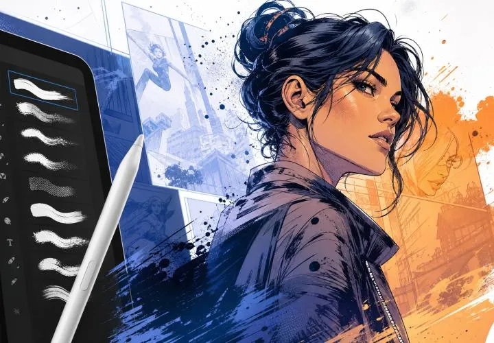Adobe Fresco erhält neue Pinselbibliothek für Comic-Illustrationen