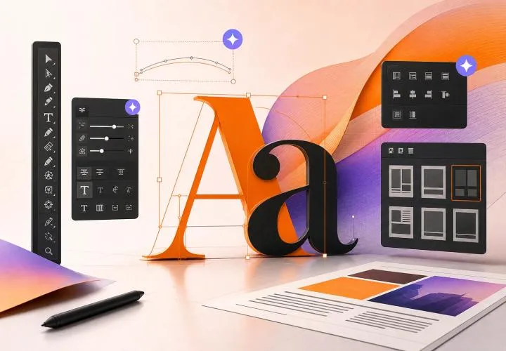 Illustrator erhält KI-gestützte Typografie-Features und neue Layout-Kontrollen