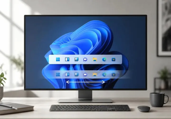 Windows 11 bekommt seine bewegliche Taskleiste zurück