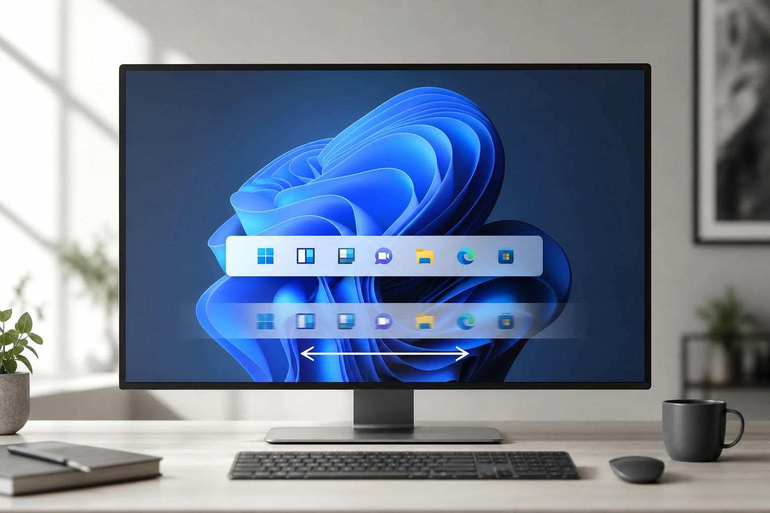 Windows 11 bekommt seine bewegliche Taskleiste zurück