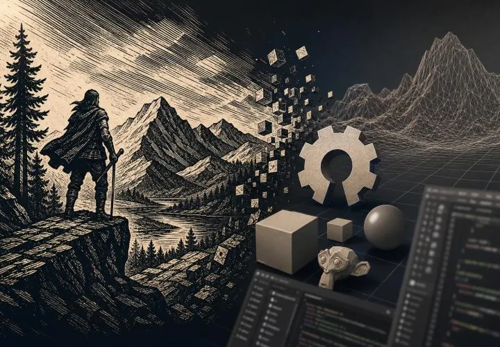 Woodcut-Ästhetik trifft Open-Source Engine: Ein Indie-Projekt im Fokus