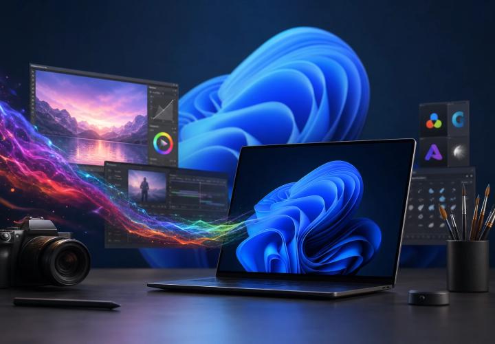 Windows 11 Creatives Update: Fokus auf Kreativ-Apps und bessere Performance