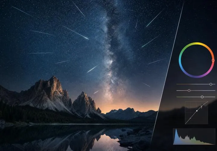 Perfekte Perseiden Bearbeitung: Tipps fürs Astro-Editing
