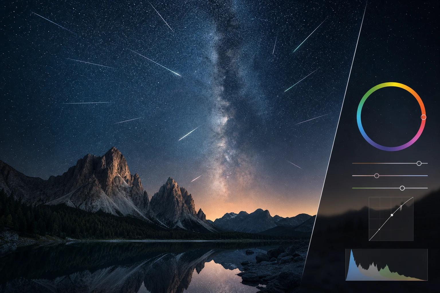 Perfekte Perseiden Bearbeitung: Tipps fürs Astro-Editing