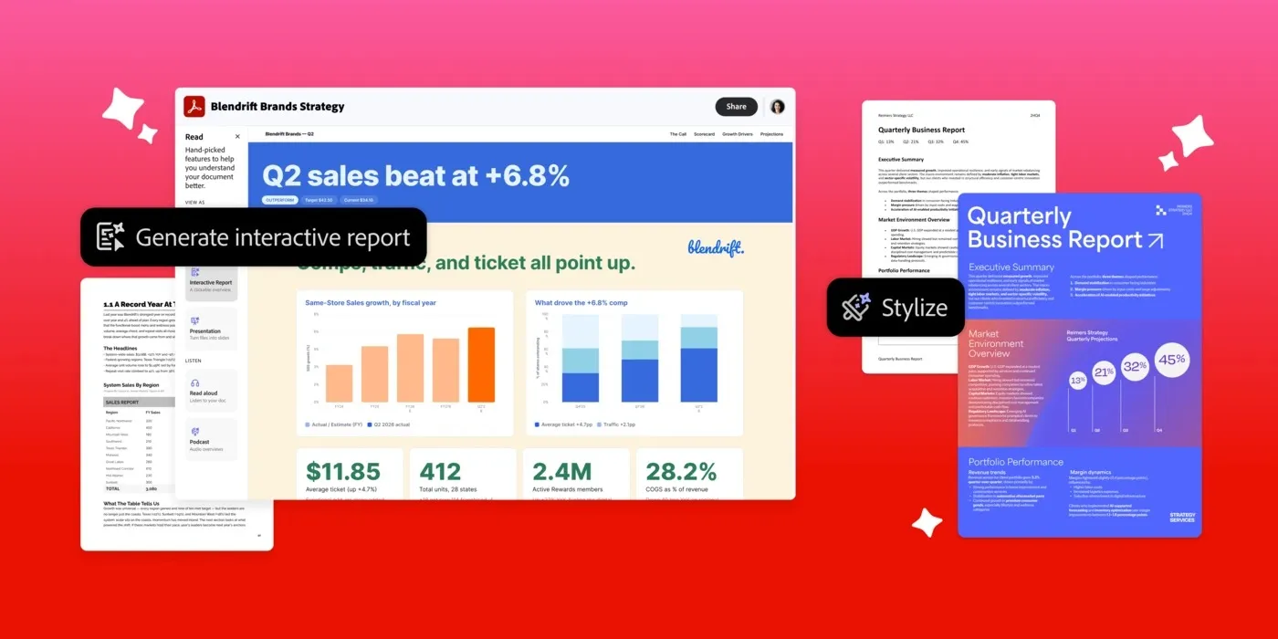 Adobe acrobat productivity agent interaktiver bericht stylize Adobe acrobat productivity agent interaktiver bericht stylize