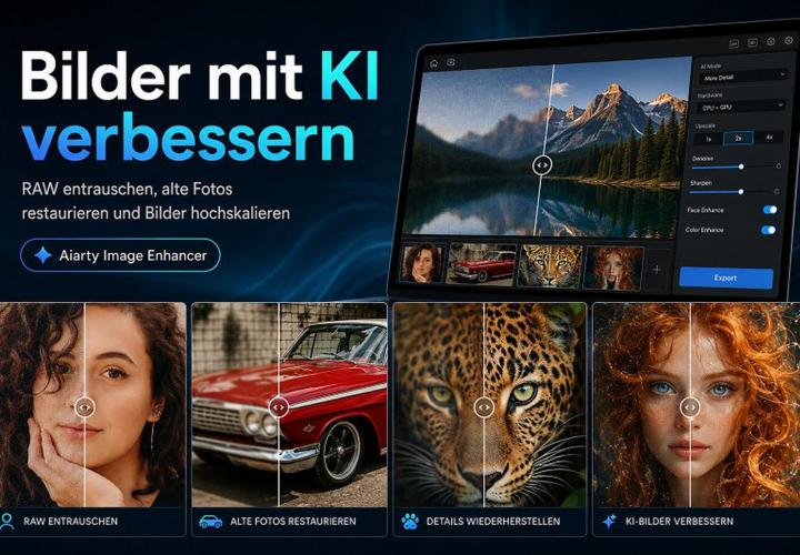 Aiarty Image Enhancer: Bilder verbessern und 7 Tage kostenlos testen