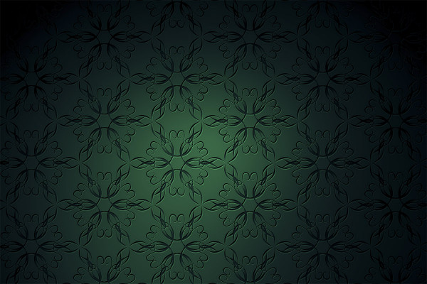 Gröna bakgrundsbilder med ornament - Version 2