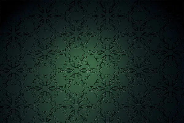 Green wallpapers with ornaments - Version 2