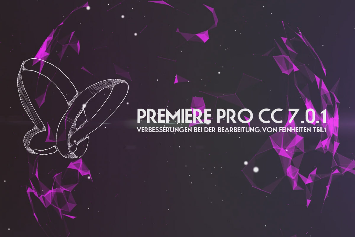 Nyheter i Creative Cloud: Premiere Pro CC 7.0.1 (juli 2013) - Förbättringar vid redigering av finesser Del 1
